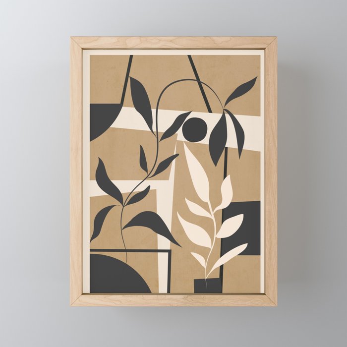 Abstract Foliage 2 Mini Art Print Gallery Image 1