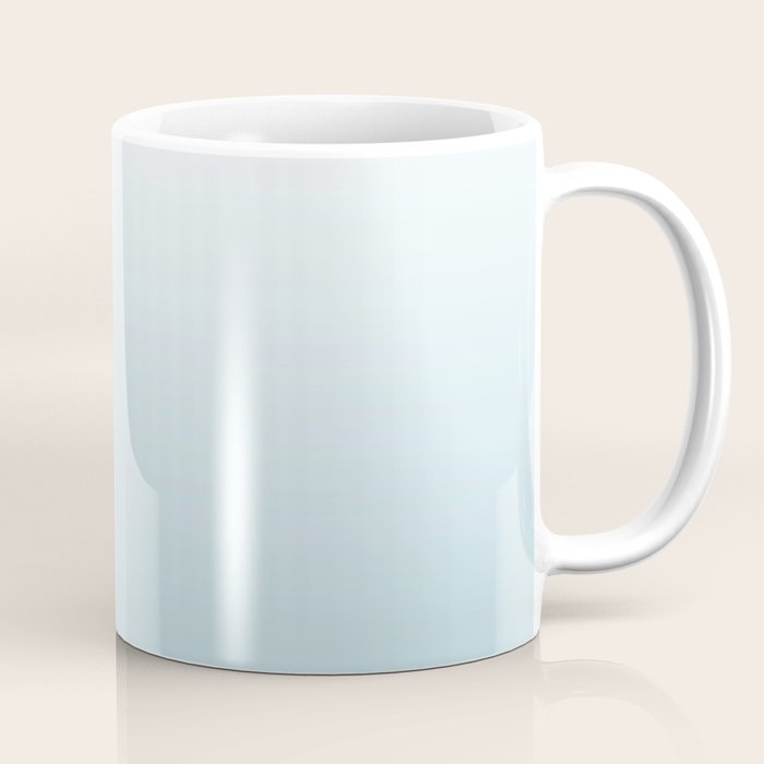 Ombre Blue Plume Coffee Mug Gallery Image 1