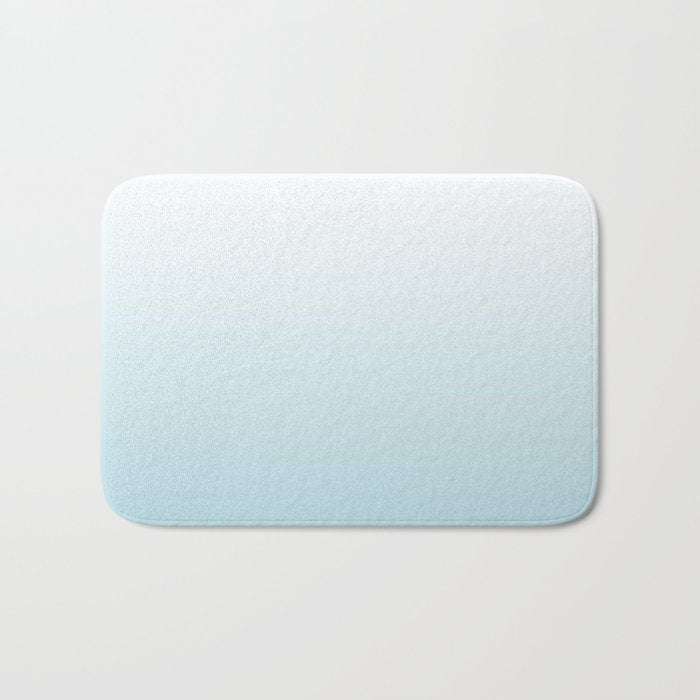Ombre Blue Plume Bath Mat Gallery Image 1