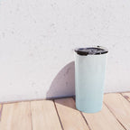 Ombre Blue Plume Travel Mug Gallery Image 4