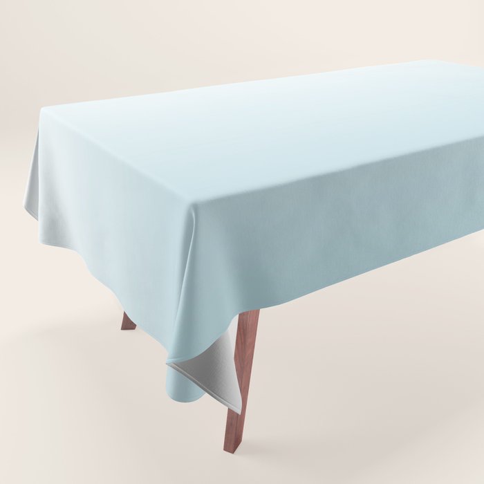 Ombre Blue Plume Tablecloth Gallery Image 1