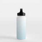 Ombre Blue Plume Water Bottle Gallery Image 3