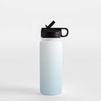 Ombre Blue Plume Water Bottle Gallery Image 1