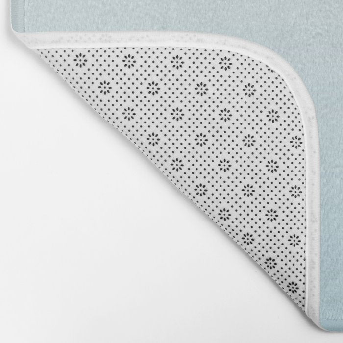 Ombre Blue Plume Bath Mat Gallery Image 2