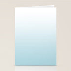 Ombre Blue Plume Stationery Card Gallery Image 2