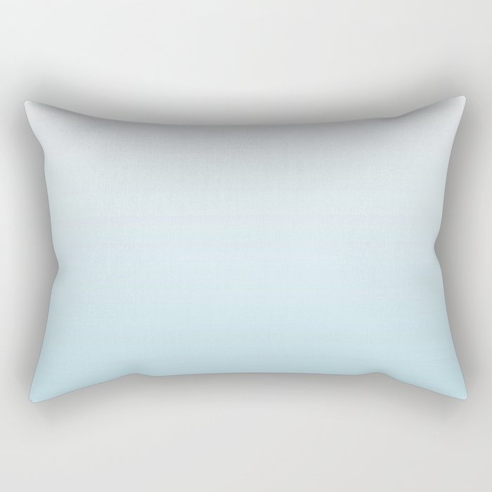 Ombre Blue Plume Rectangular Pillow Gallery Image 2