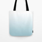 Ombre Blue Plume Tote Bag Gallery Image 1