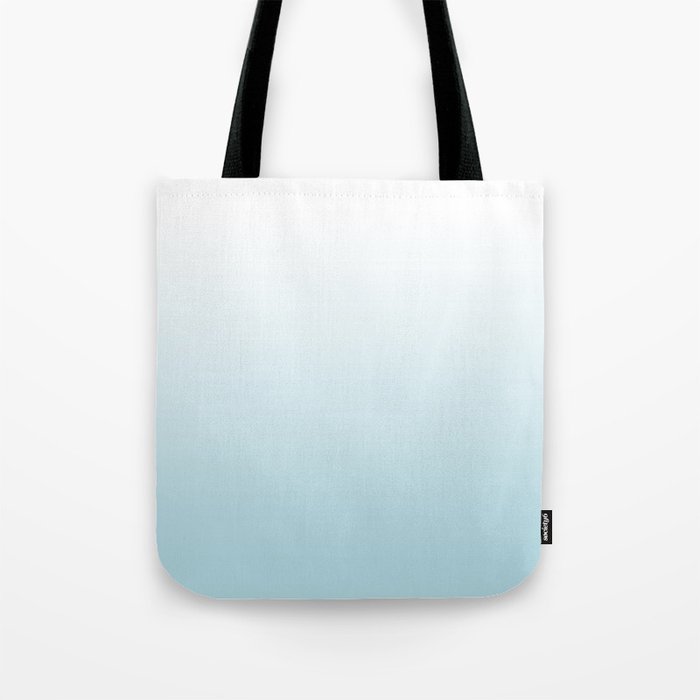 Ombre Blue Plume Tote Bag Gallery Image 1