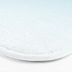 Ombre Blue Plume Bath Mat Gallery Image 3