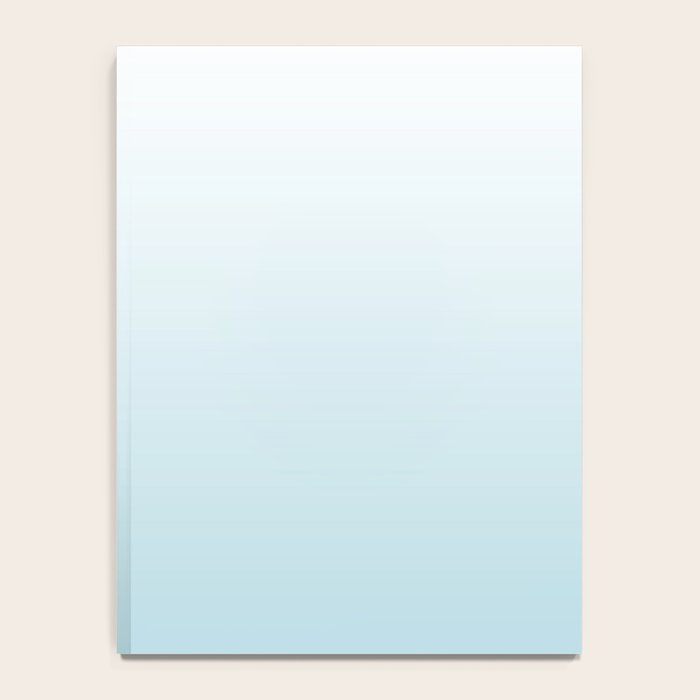 Ombre Blue Plume Notebook Gallery Image 4