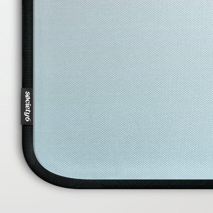 Ombre Blue Plume Laptop Sleeve Gallery Image 3