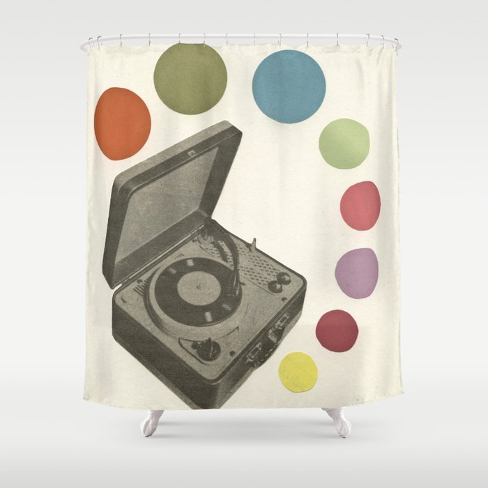 Pop Music Shower Curtain Gallery Image 1