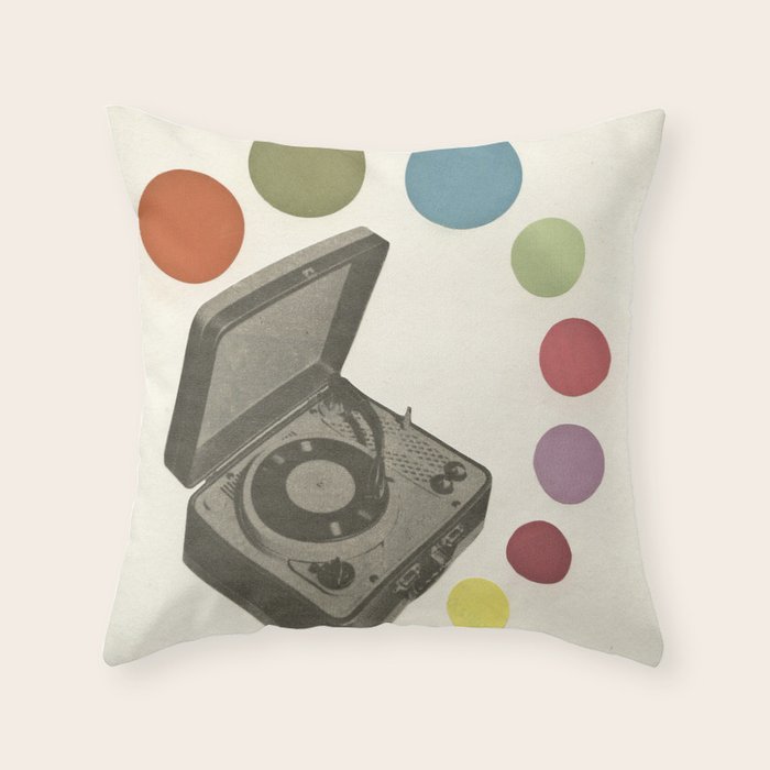 Pop Music Throw Pillow Gallery Image 1