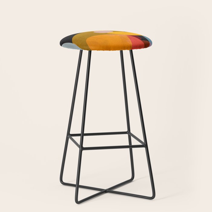 Modern Abstract Art 63 Stool Gallery Image 1