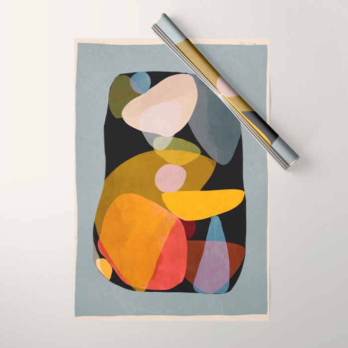 Modern Abstract Art 63 Wrapping Paper Gallery Image 1