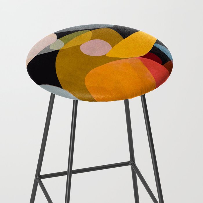 Modern Abstract Art 63 Stool Gallery Image 2