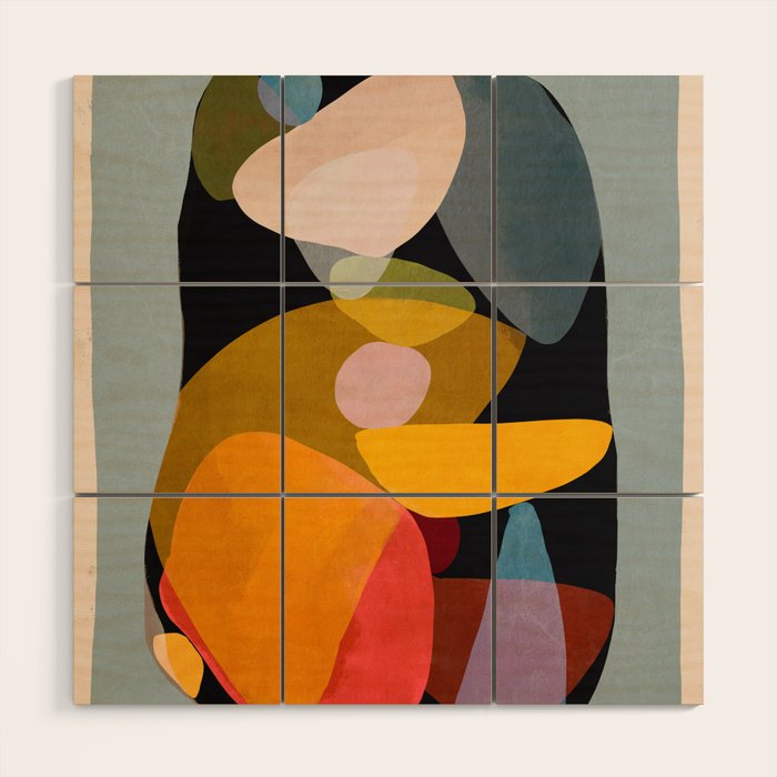 Modern Abstract Art 63 Wood Wall Art Gallery Image 1