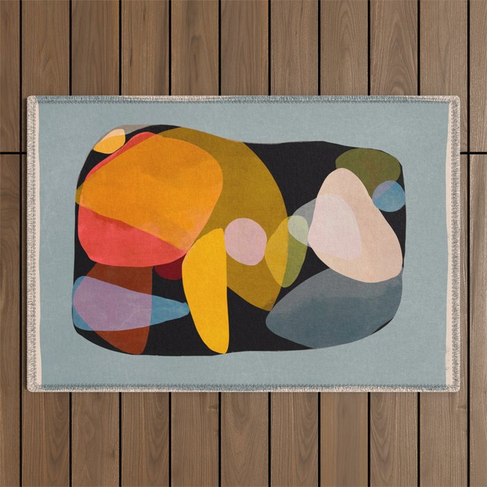 Modern Abstract Art 63 Outdoor Rug Gallery Image 1