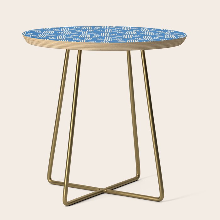 Cactus plant hand drawn pattern Side Table Gallery Image 1