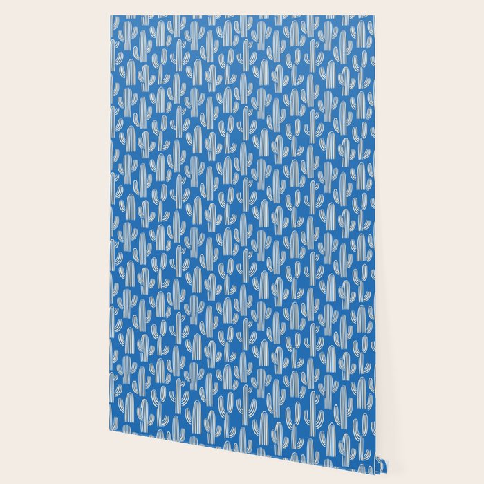 Cactus plant hand drawn pattern Wallpaper Gallery Image 2