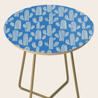 Cactus plant hand drawn pattern Side Table Gallery Image 2