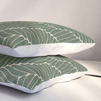 Organic Nature Green Pillow Sham Gallery Image 3