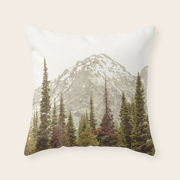 Grand Teton National Park Adventure II - Wanderlust Mountains Throw Pillow Gallery Image 6
