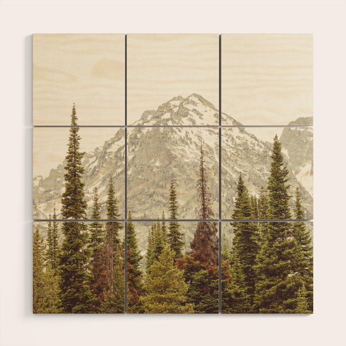 Grand Teton National Park Adventure II - Wanderlust Mountains Wood Wall Art Gallery Image 1