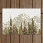 Grand Teton National Park Adventure II - Wanderlust Mountains Outdoor Rug Gallery Image 1
