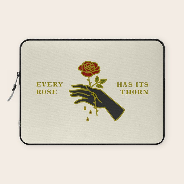 Every Rose Has Its Thorn Laptop Sleeve Gallery Image 1