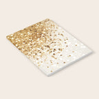 Sparkling Gold Glitter Glam #2 (Faux Glitter) #shiny #decor #art #society6 Notebook Gallery Image 2