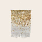 Sparkling Gold Glitter Glam #2 (Faux Glitter) #shiny #decor #art #society6 Wall Hanging Gallery Image 1