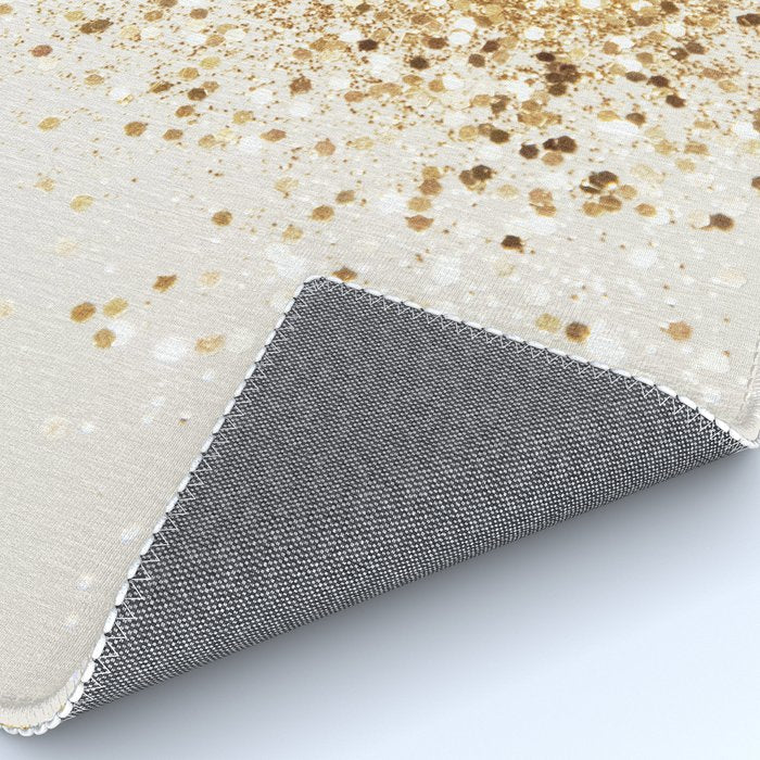Sparkling Gold Glitter Glam #2 (Faux Glitter) #shiny #decor #art #society6 Rug Gallery Image 4