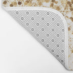 Sparkling Gold Glitter Glam #2 (Faux Glitter) #shiny #decor #art #society6 Bath Mat Gallery Image 2