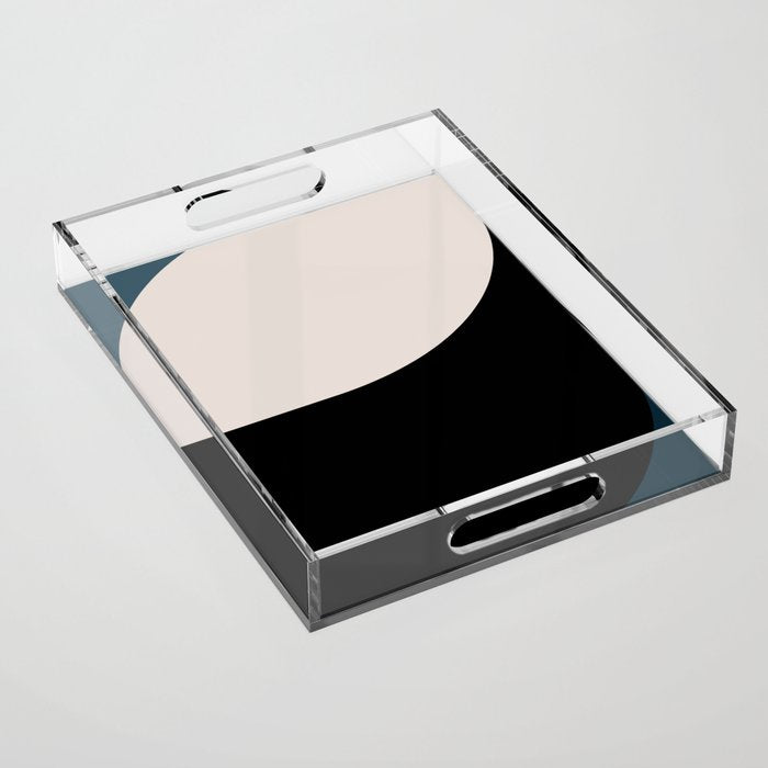 Almond Abstract XI Acrylic Tray Gallery Image 1