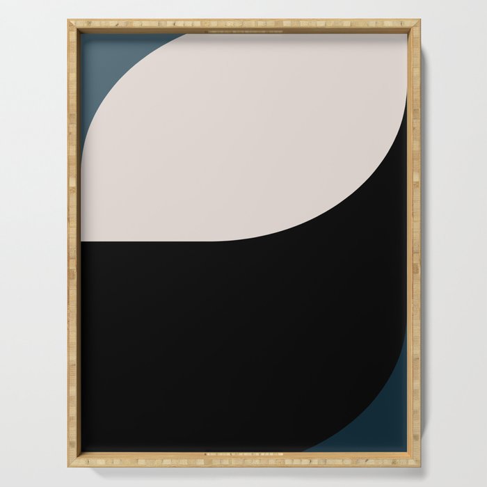 Almond Abstract XI Serving Tray Gallery Image 1