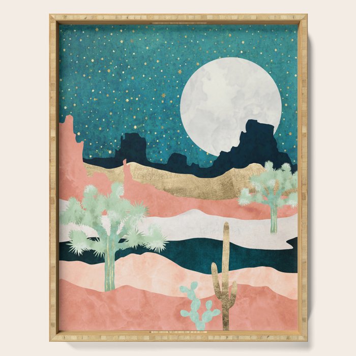Desert Moon Vista Serving Tray Gallery Image 1