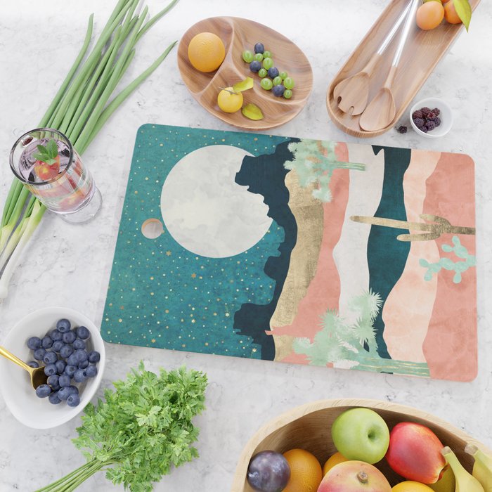 Desert Moon Vista Cutting Board Gallery Image 2