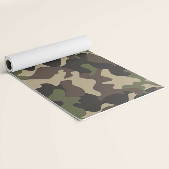 Military camouflage Yoga Mat Gallery Image 2