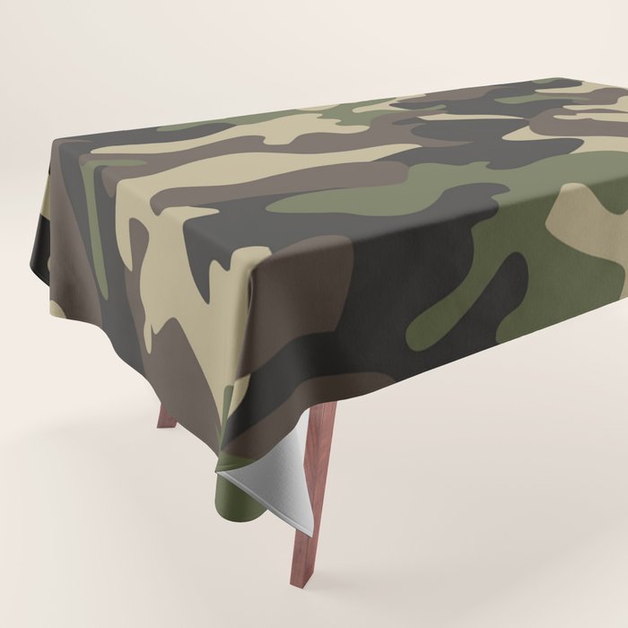 Military camouflage Tablecloth Gallery Image 1