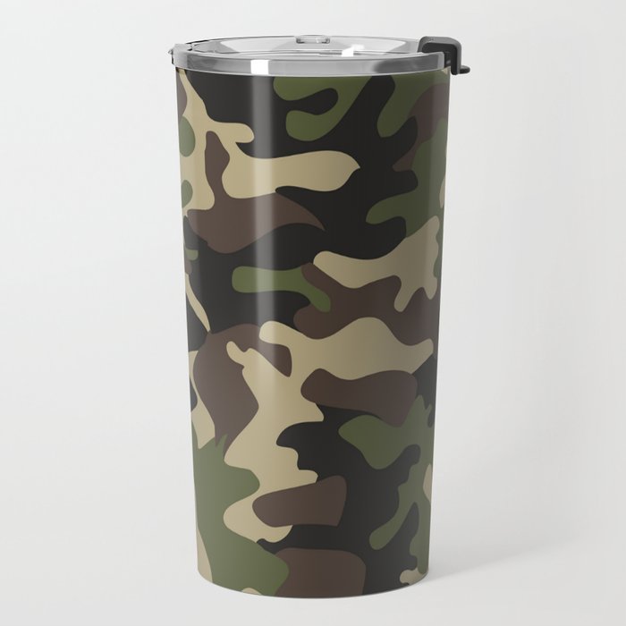 Military camouflage Travel Mug Gallery Image 2