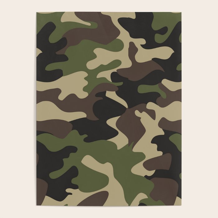 Military camouflage Poster Gallery Image 4