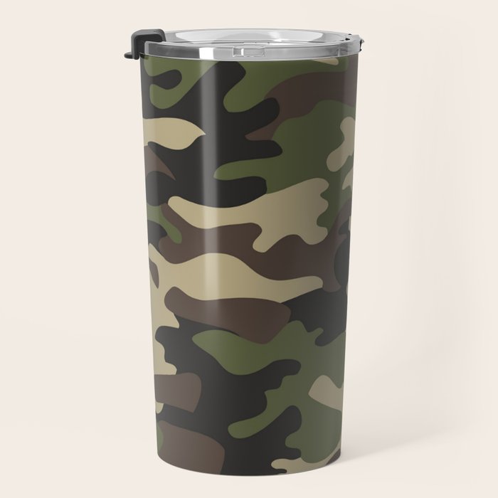 Military camouflage Travel Mug Gallery Image 3