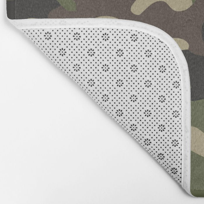 Military camouflage Bath Mat Gallery Image 2