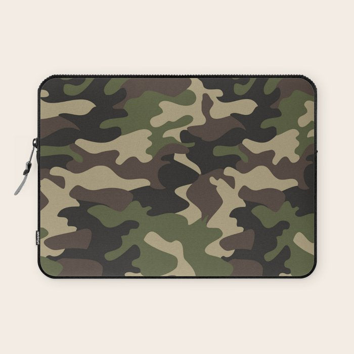 Military camouflage Laptop Sleeve Gallery Image 1