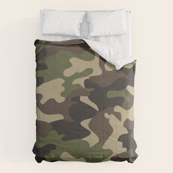 Military camouflage Comforter Gallery Image 1