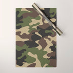 Military camouflage Wrapping Paper Gallery Image 1