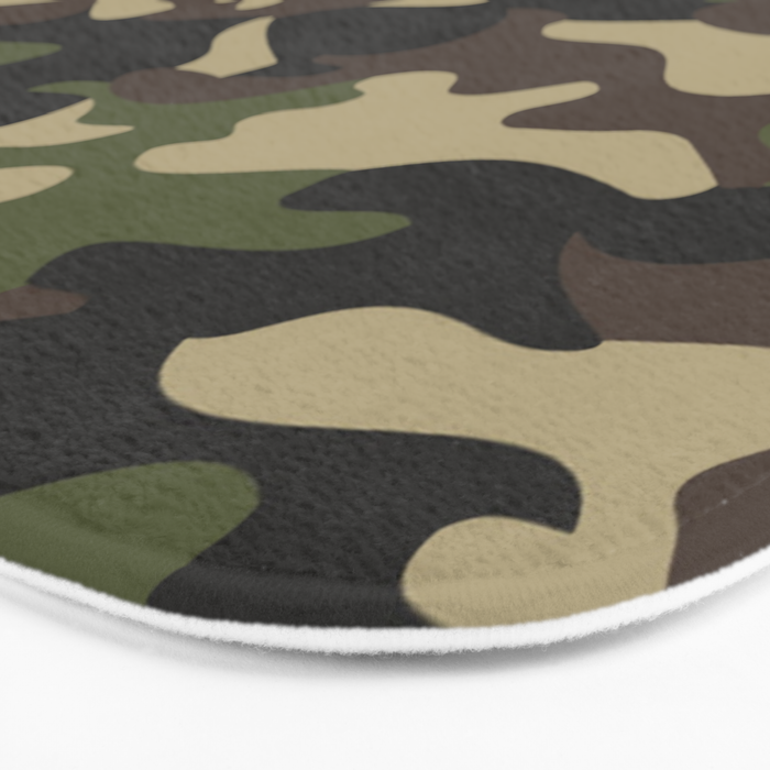 Military camouflage Bath Mat Gallery Image 3