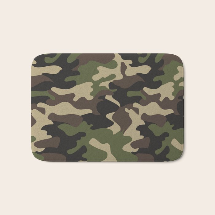 Military camouflage Bath Mat Gallery Image 1