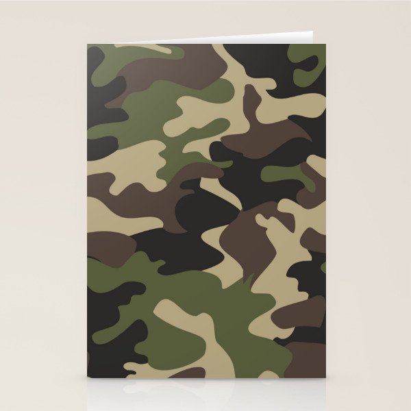Military camouflage Stationery Card Gallery Image 2